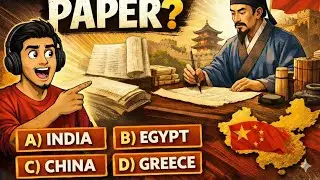 Which country first invented paper?#TriviaTime  #WorldKnowledge #QuizTime #BrainTeaser #shorts