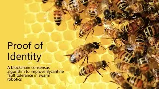 Proof of Identity - A blockchain consensus algorithm for swarm robotics