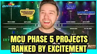 MCU Phase 5 Ranked By Excitement | SDCC 2022 Marvel Studios