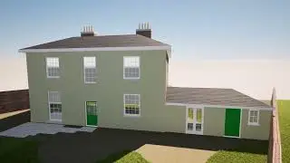 Digital twin of 19th century house in Blandford created prior to design work for new extension.