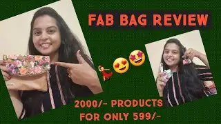 💗 Fab Bag Review 💗 My First Experience With Fab Bag || Budget Beauty Bag ||Fab Bag 2020