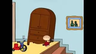 stewie kills lois fall down stairs family guy