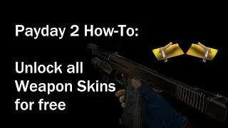 Payday 2 How-To: Unlock all Weapon Skins for free
