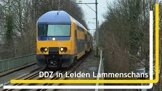 DDZ-IV komt aan op station Leiden Lammenschans