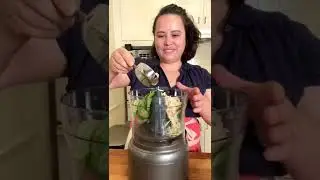 Easy Food Processor Basil Pesto #shorts