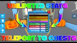 SUPER POWER FIGHTING SIMULATOR ROBLOX HACK / SCRIPT | UNLIMITED STATS | TELEPORT |AUTO COLLECT CHEST