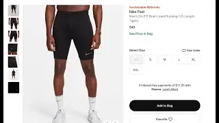 Nike Fast 1/2 tight unboxing! Pretty nice!