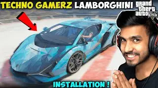 How to Install Techno Gamerz Lamborghini Sian in GTA 5 Mods 2025 (Hindi)