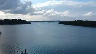 DJI spark no audio Looking over the water at Coomba park park