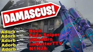 I Unlocked DAMASCUS On The R700 SNIPER! (MODERN WARFARE)