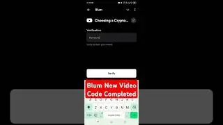 ✅Blum Video Code Today ! Blum All YouTube Video Code ! Blum All Verify Code Today