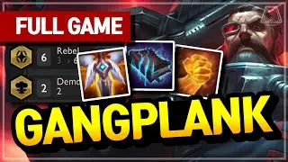 Space Pirate Gangplank! (Rebel Comp) - Teamfight Tactics Full Game | TFT Galaxies
