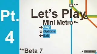 Let's Play Mini Metro Part 4 (#4) - Saint Petersburg Metro Петербу́ргский метрополитен