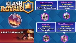 Every NEW Modifier in Phase 3 [Clash Royale] C.H.A.O.S Mode