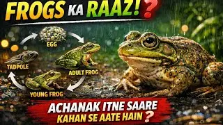Frogs Achaanak Kahan Se Aate Hain? 🐸 Frog Life Cycle & Rain Connection Explained!