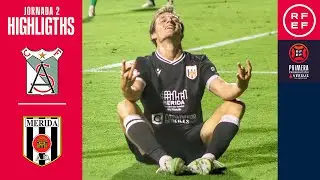 Resumen #PrimeraFederación | Atlético Sanluqueño CF 0-3 AD Mérida | Jornada 2 | Temporada 2024/25