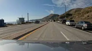 [4K] Santa Mounica mountains to Point Dume, Malibu, California, Afternoon drive