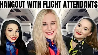Flight Attendant Life | COME HANG OUT WITH US! (Feat. @KatNesbitt & @WonderfullyAle)