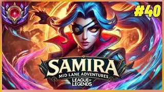 Samira Mid Lane Adventures #40 | Samira vs Akali Ranked &ndash; 19 Kills & Intense Fights! (Patch 14.19)