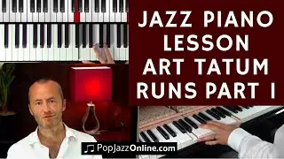 Art Tatum runs Jazz Lesson - Ragtime to Stride Piano Part 1/2