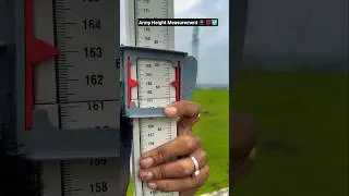 Army Height Measurement 🥷 ✅️💯 #army #defenceacademy #armylover #pda #indianarmy #sainikvijay #india