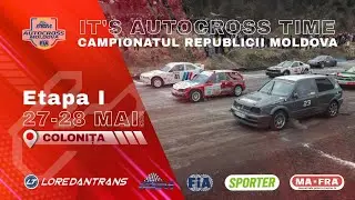 LIVE: AUTOCROSS. Campionatul Republicii Moldova 2023. Etapa 1. Colonița, 28.05.2023