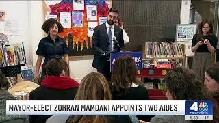 Mayor-elect Zohran Mamdani appoints two aides
