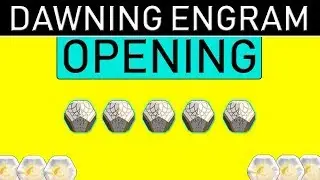Destiny 2 - HUGE Engram Opening for The Dawning (25+ Engrams) - CRAZY LOOT!