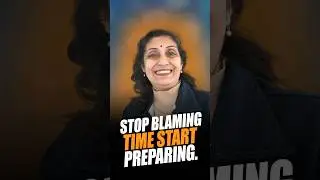 Stop Blaming Time. Start Preparing. #blamegame #nevergiveup #challenges