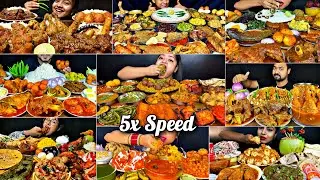 ASMR:Eating BIGGEST BAHUBALI THALI🥵🔥20 DISHES😱KOFTA PULAO PANEER MASALA VEG MAHARAJA PANEER MUKBANG