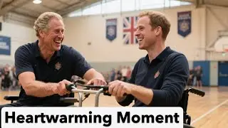 Heartwarming Moment: Prince William Plays Wheelchair Basketball with Dad Charles Emotional Stories