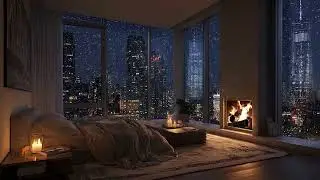Rainy Piano Music at Night 🌙🎹🌧️ | Sleep Music, Calm Mind & Stress Relief