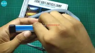 LED Light Flexible Eyebrow Turn Signal DRL Car