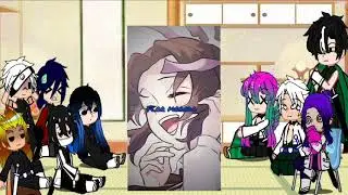 los pilares reaccionan a los ships de tanjiro /parte 1