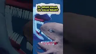 El Gran Maja VS Julia Beast | Pertarungan Monster Laut Terdalam #feedshorts #elgranmaja #seamonster