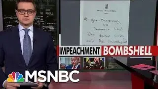 House Releases &lsquo;Incredibly Incriminating&rsquo; Trove Of Documents From Lev Parnas | All In | MSNBC