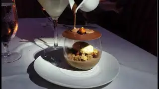 Chocolate melting desert Ferraro's Restaurant Four Seasons Maui 4K