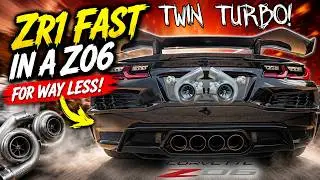 Twin Turbo C8 Corvette Z06 FIRST DRIVE! ZR1 KILLER?! This Build SOUNDS INSANE!