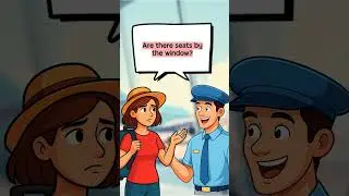 English Dialogues for Beginners | At the airport gate