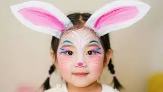 Detailed tutorial for the face bunny painting board! 【AnKa-Bella Official】 #FacePainting