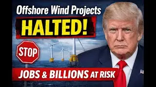 US Suspends All Offshore Wind Projects: Jobs, Billions at Risk | National Security Concerns  #news