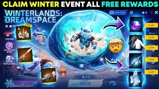 Claim Winter Event All Free Rewards 😍 - FreeFire Nepal Server ? FreeFire New Event Today