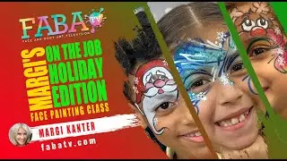 On the Job Holiday Face Painting with Margi Kanter