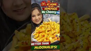 Cheesy Fries at Home 🤤 McDonald&rsquo;s At Home - Ep 3 🍟 #shorts #ytshorts #foodshorts #mcdonalds