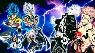 Gogetto MUI & Gogeta OP(All Form) VS Sukuna 1.6.1 & Limitless Gojo in Jump Force Mugen