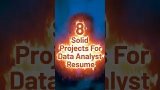 8 Projects for Your Data Analyst Resume! 📽️🤩#codebasics #shorts #dataanalysis #data #dataanalytics