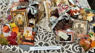 DESTASH Vintage Fall Autumn Thanksgiving Ephemera Embellishment Kits