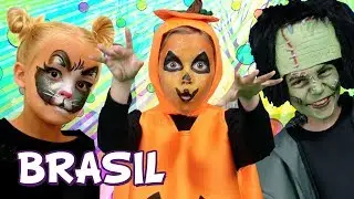Halloween da Família dos Dedos | WigglePop Brasil