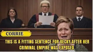 This is a fitting sentence for Becky after her criminal empire was exposed.