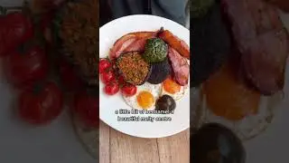 Full English Breakfast LIKE A CHEF #shorts #chef